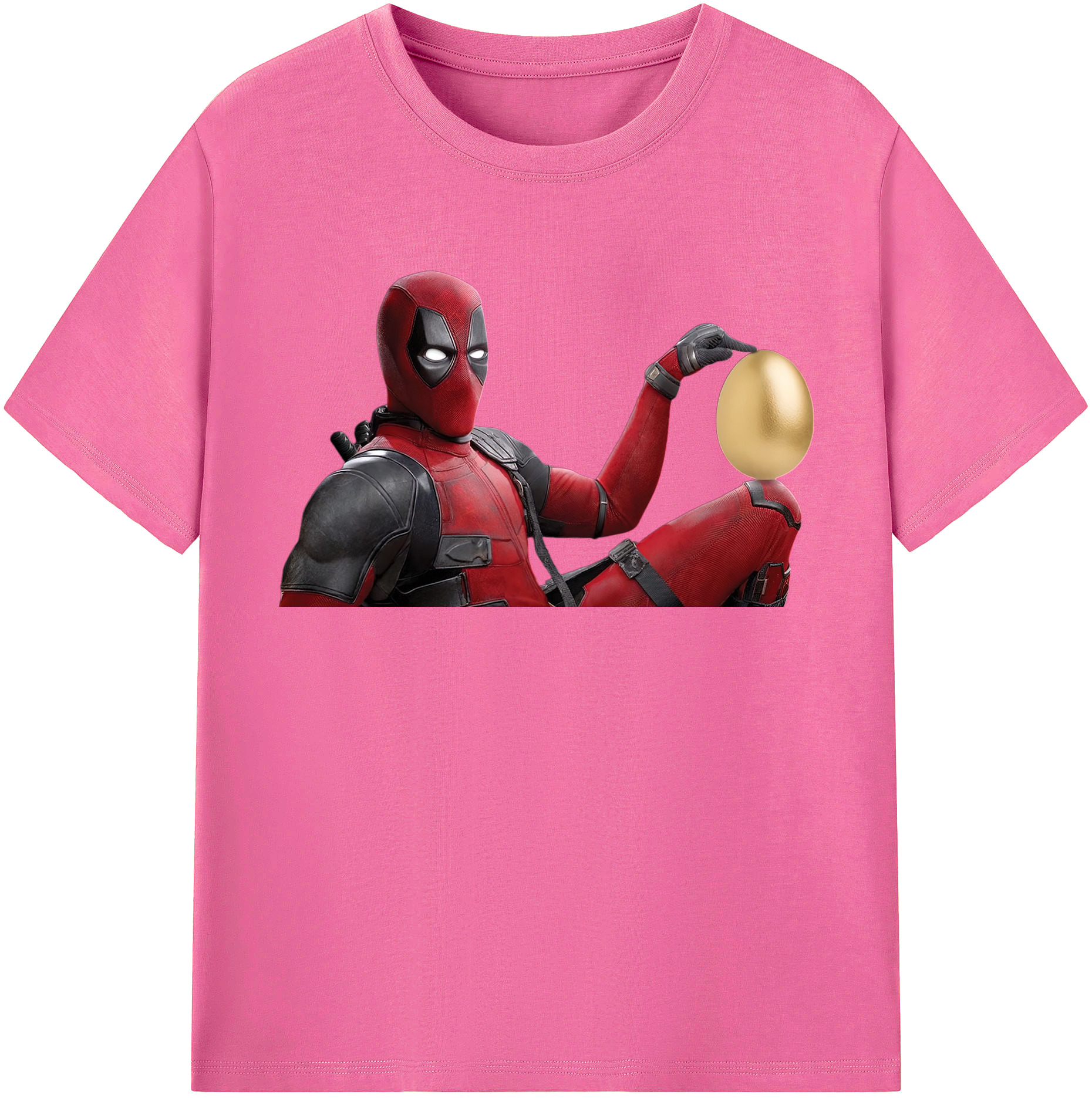 （画像用） Deadpool デッドプール レディースカジュアルプリントTシャツ（綿100％）